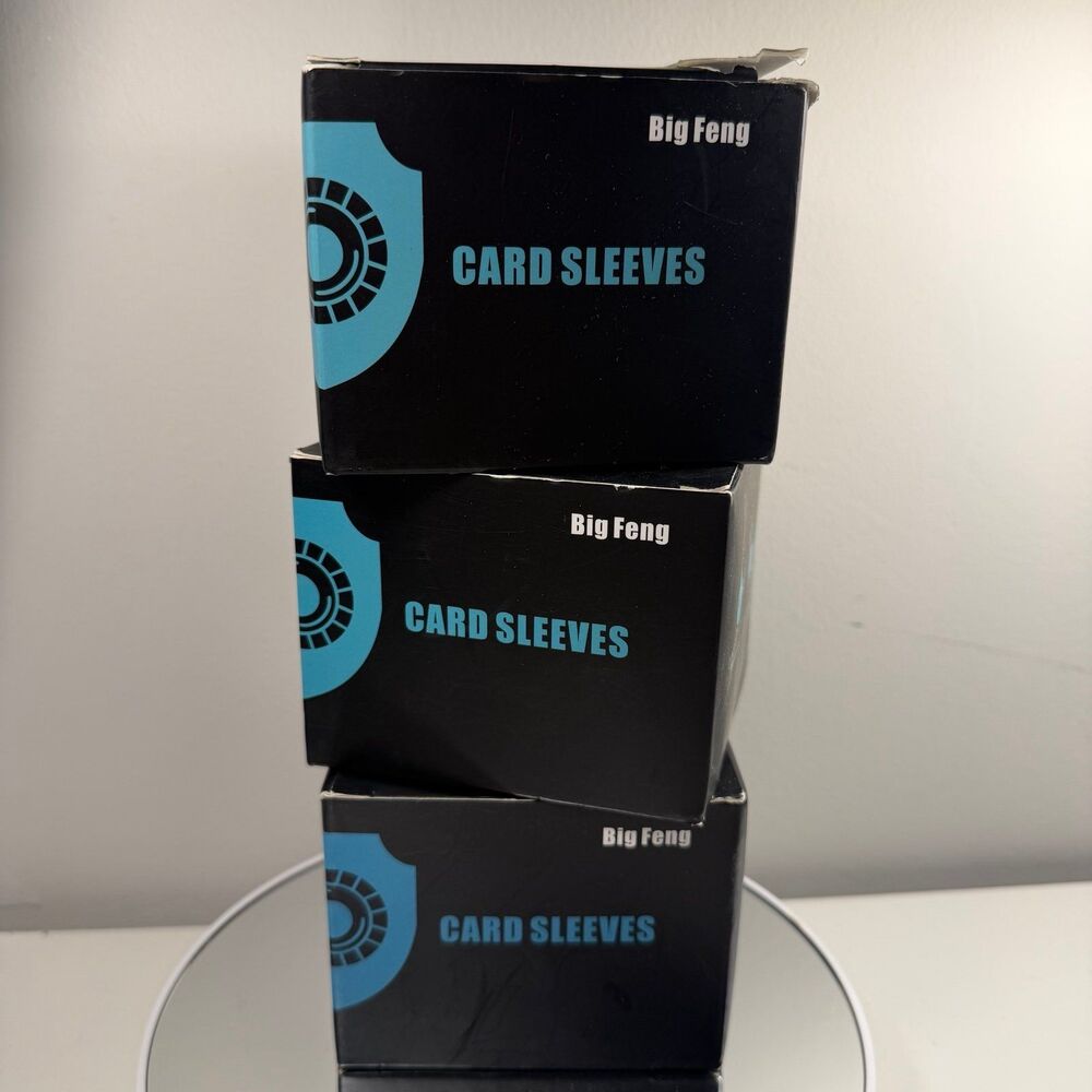 NIB Big Feng Card Sleeves - Pack of 3
